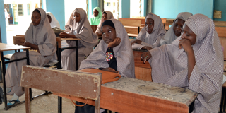Female students in Nigeria school
