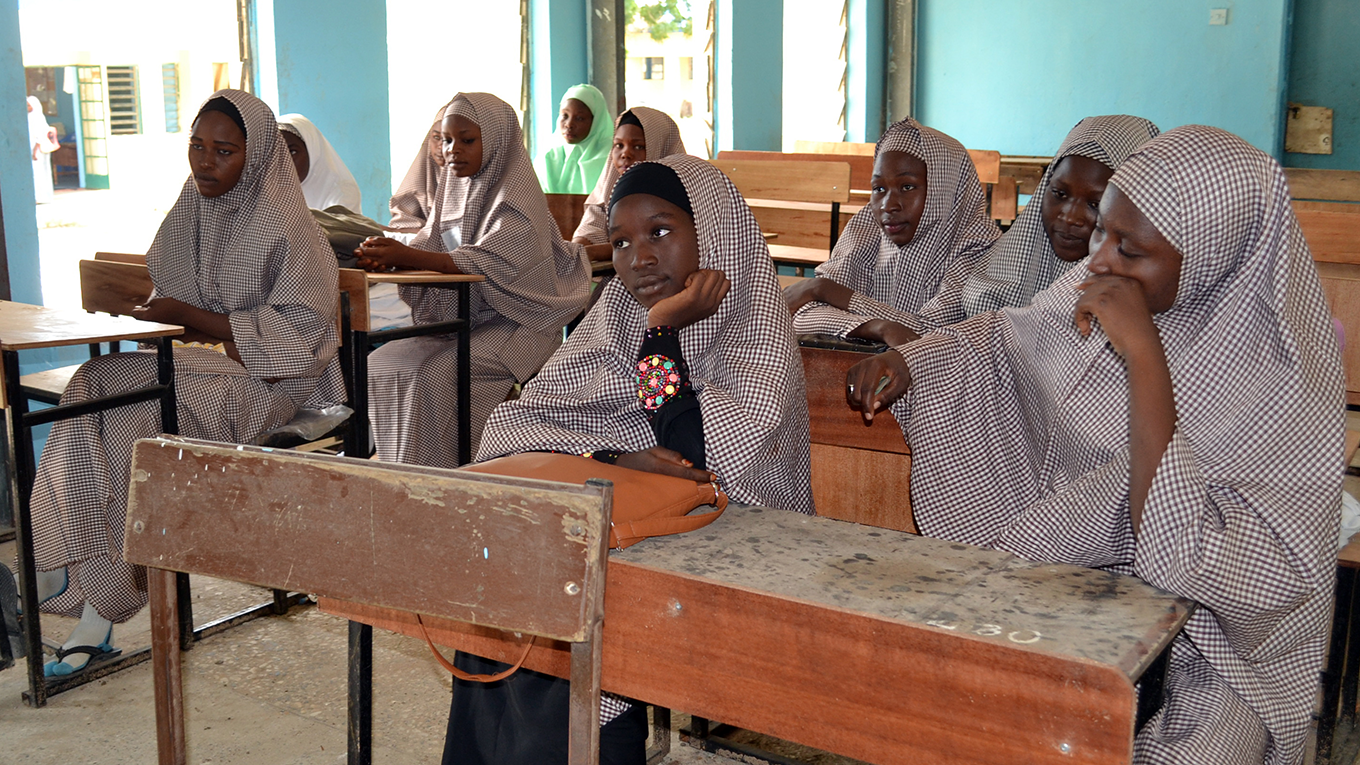 Female students in Nigeria school