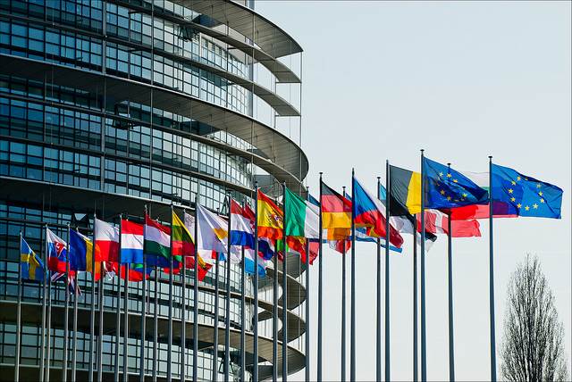 European Parliament Flags