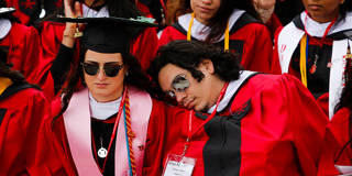 Graduation ceremony at Rutgers University
