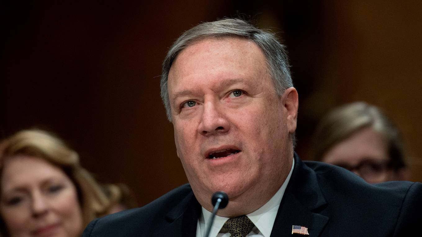US Secretary of State nominee Mike Pompeo testifies before the Senate Foreign Relations Committee