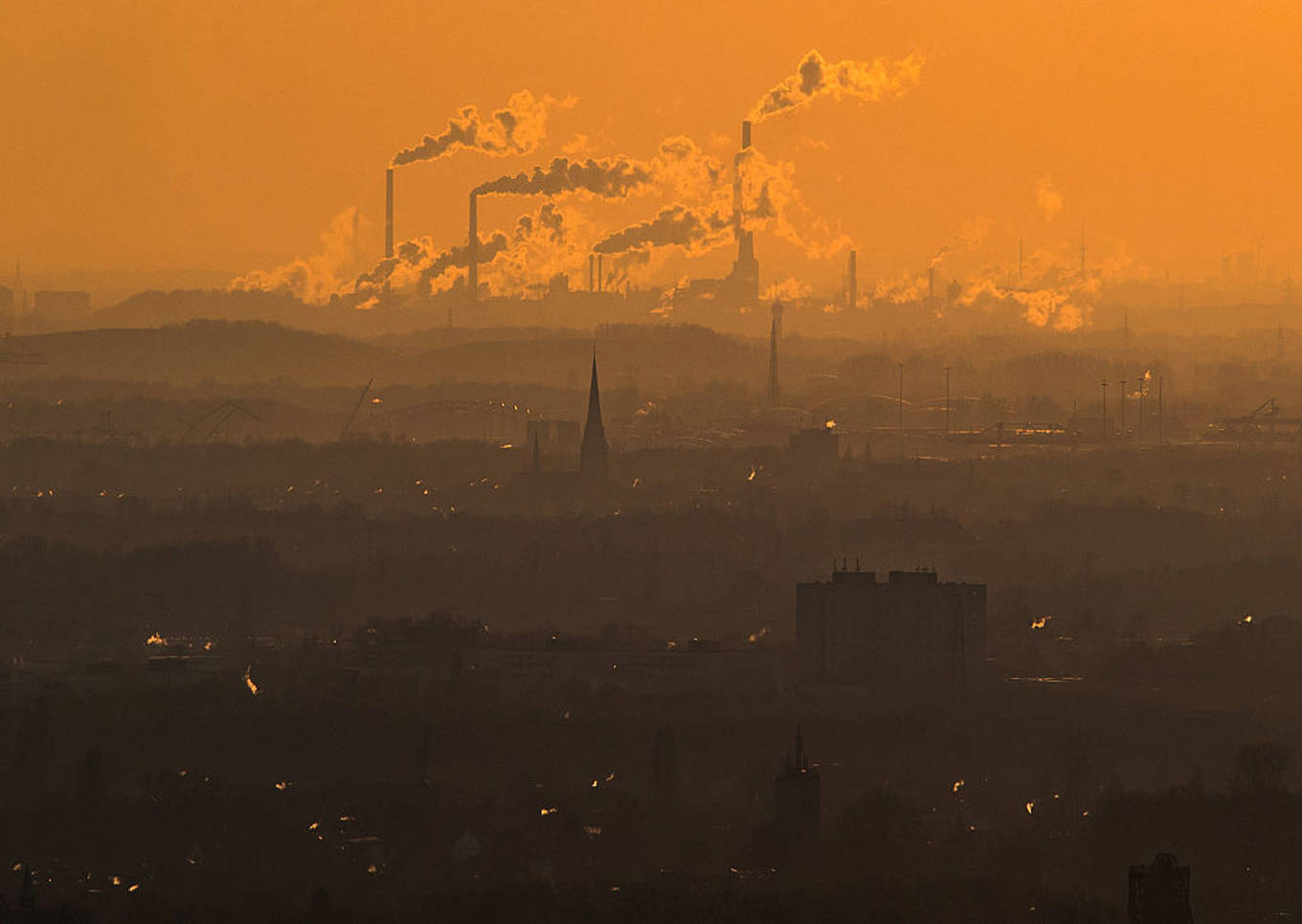 climate change smoke stacks