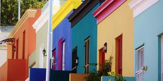 Colorful houses in Cape Town, Africa