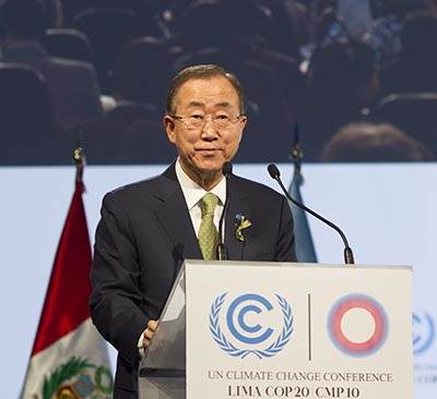 UN secretary general Ban Ki-moon