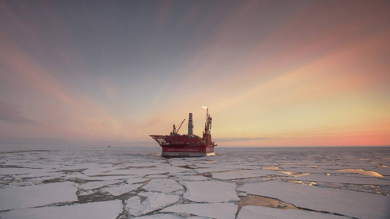 Arctic oil drilling