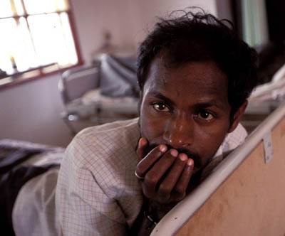 AIDS patient India hospital