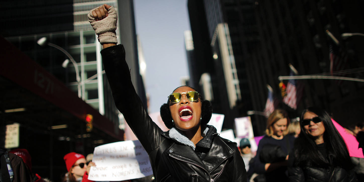 topic_the female voice_Kena Betancur_woman fist to sky