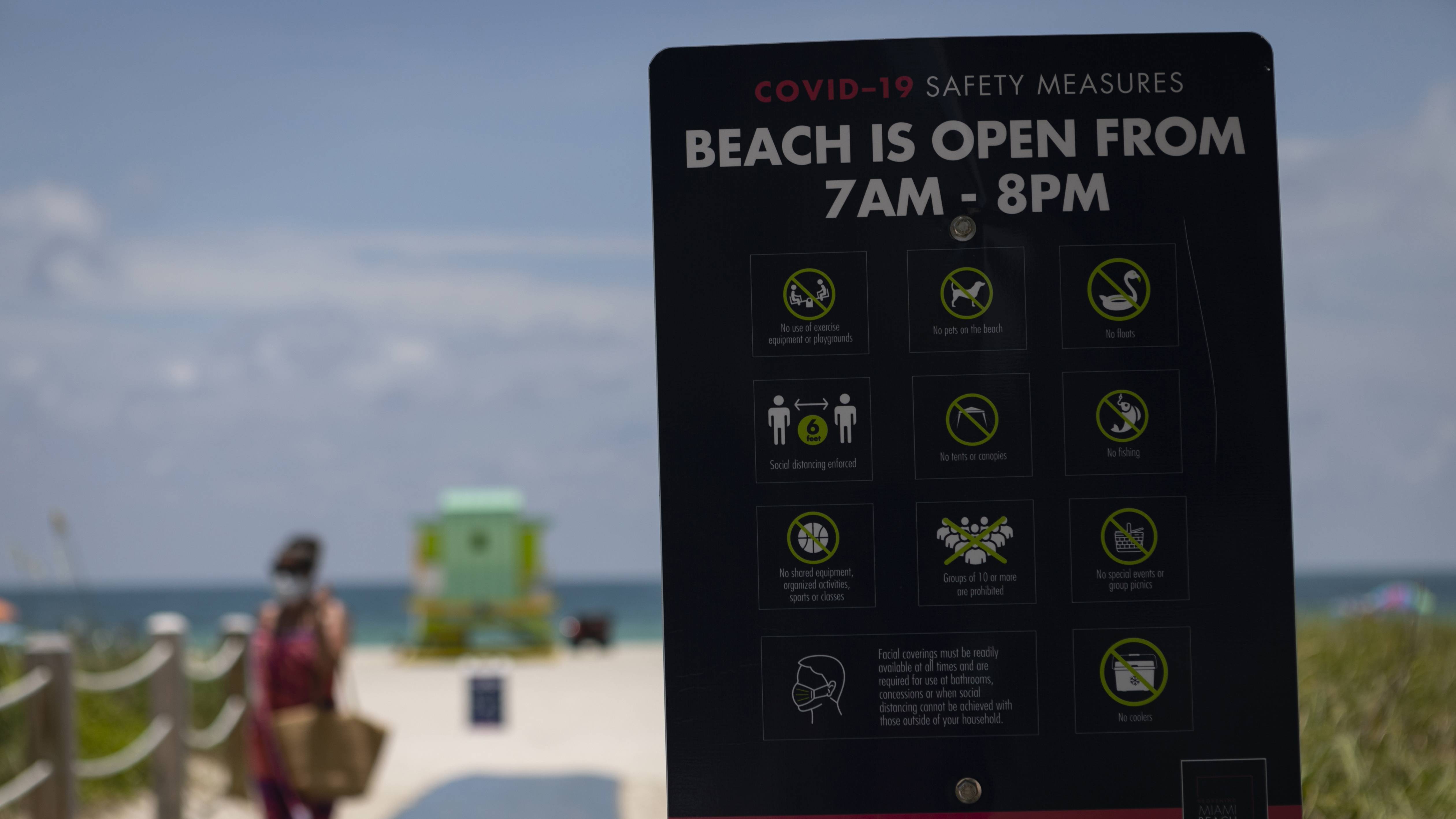 spence126_Eva Marie Uzcategui TrinklAnadolu Agency via Getty Images_beach covid19