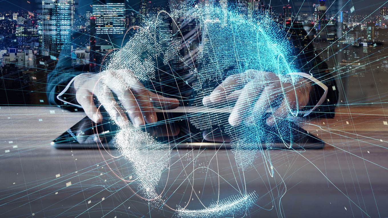 global communication network concept