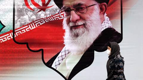 aslan1_ATTA KENAREAFP via Getty Images_iran khamenei propaganda