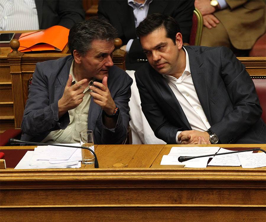 Alexis Tsipras and Euclid Tsakalotos