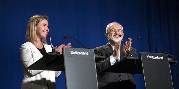 Javad Zarif and Federica Mogherini