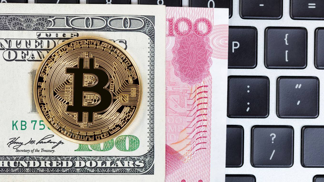 Close-up of money on keyboard