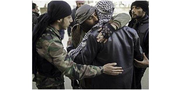Syria fighters console