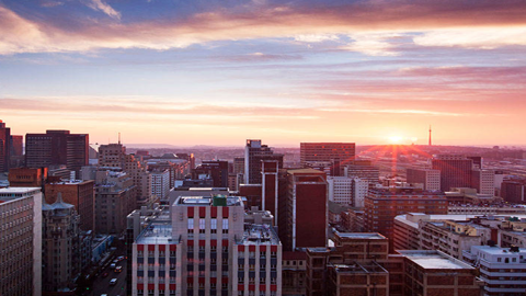 Sunrise Johannesburg Africa