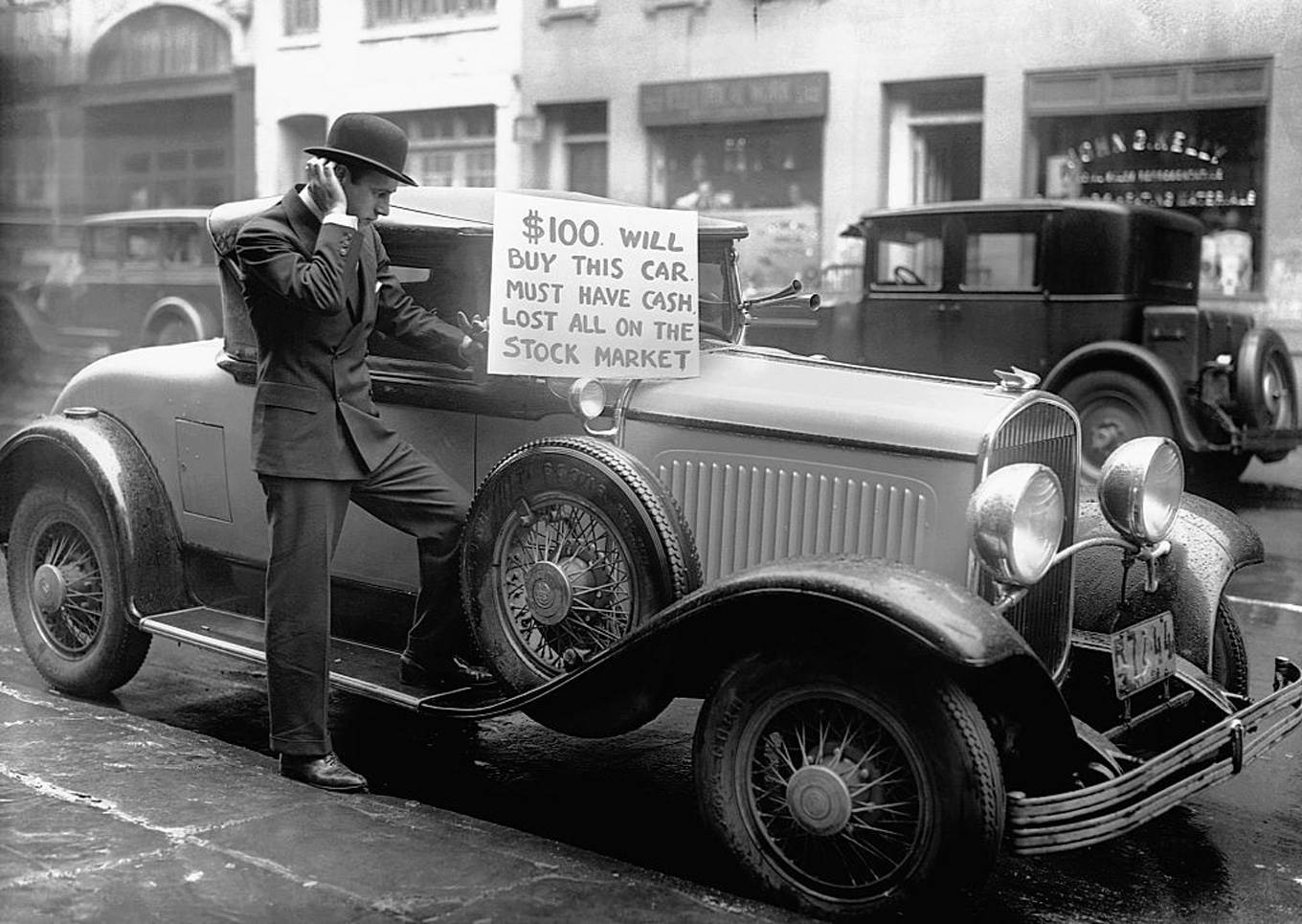 old car stock market crash