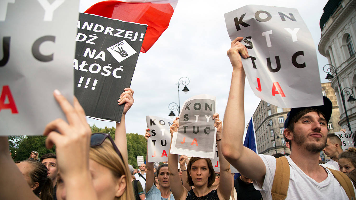 Protests over Judiciary System in Poland