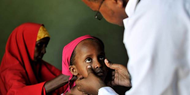 Africa doctor child health care