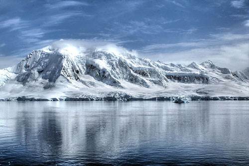 Antarctica ice shelf