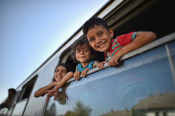 smiling children