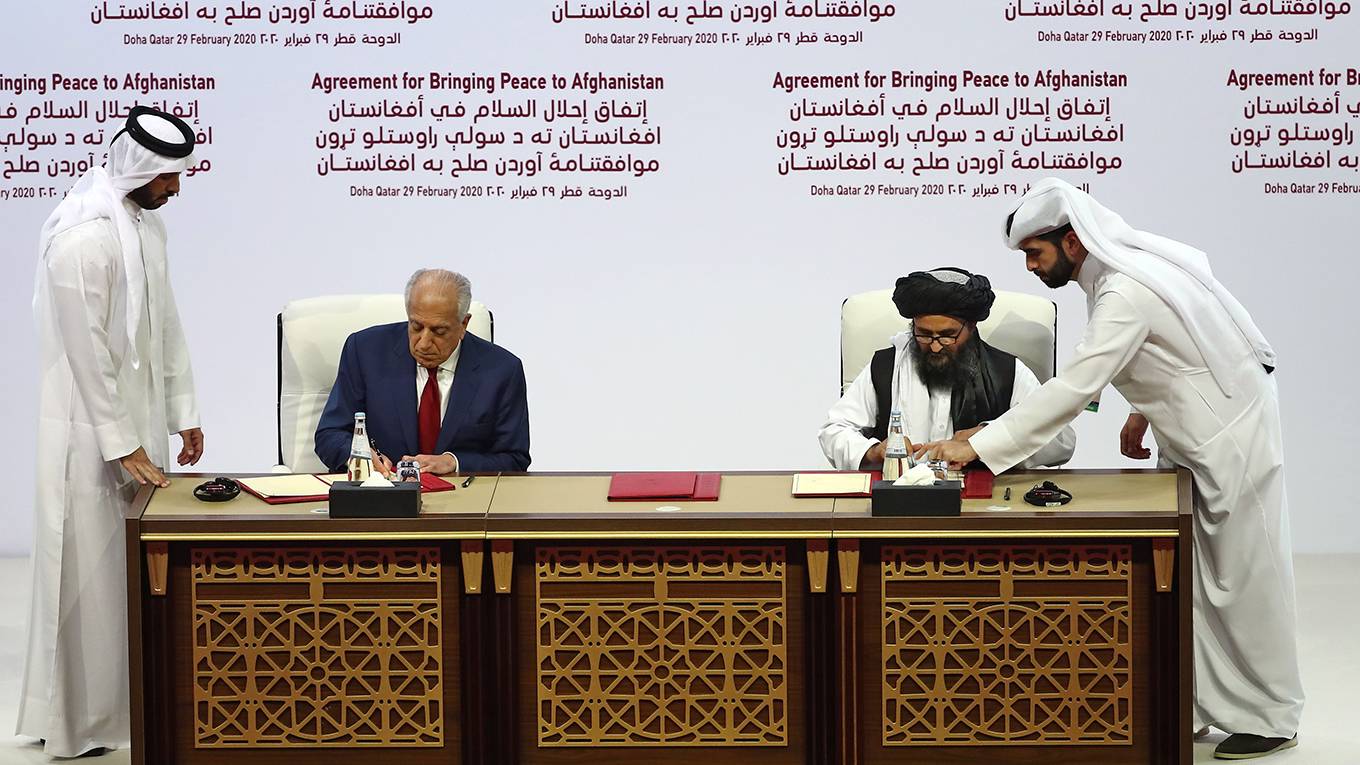 haass111_KARIM JAAFARAFP via Getty Images_usafghanistantalibandealaccord