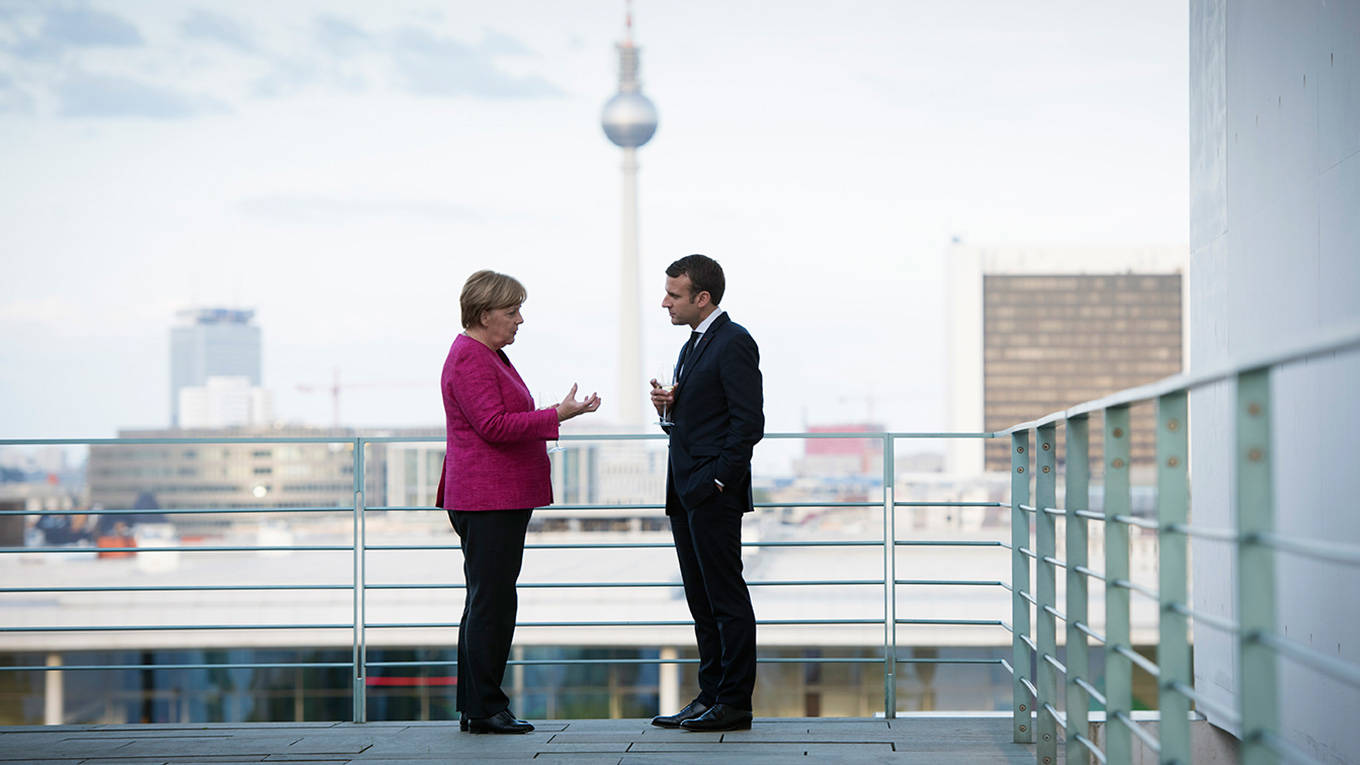 Merkel and Macron