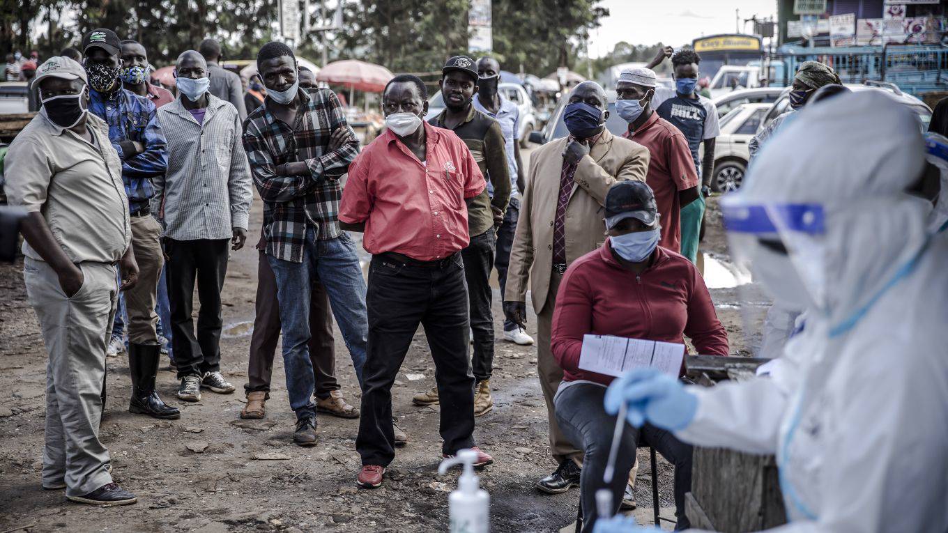 manzi1_LUIS TATOAFP via Getty Images_covid testing kenya