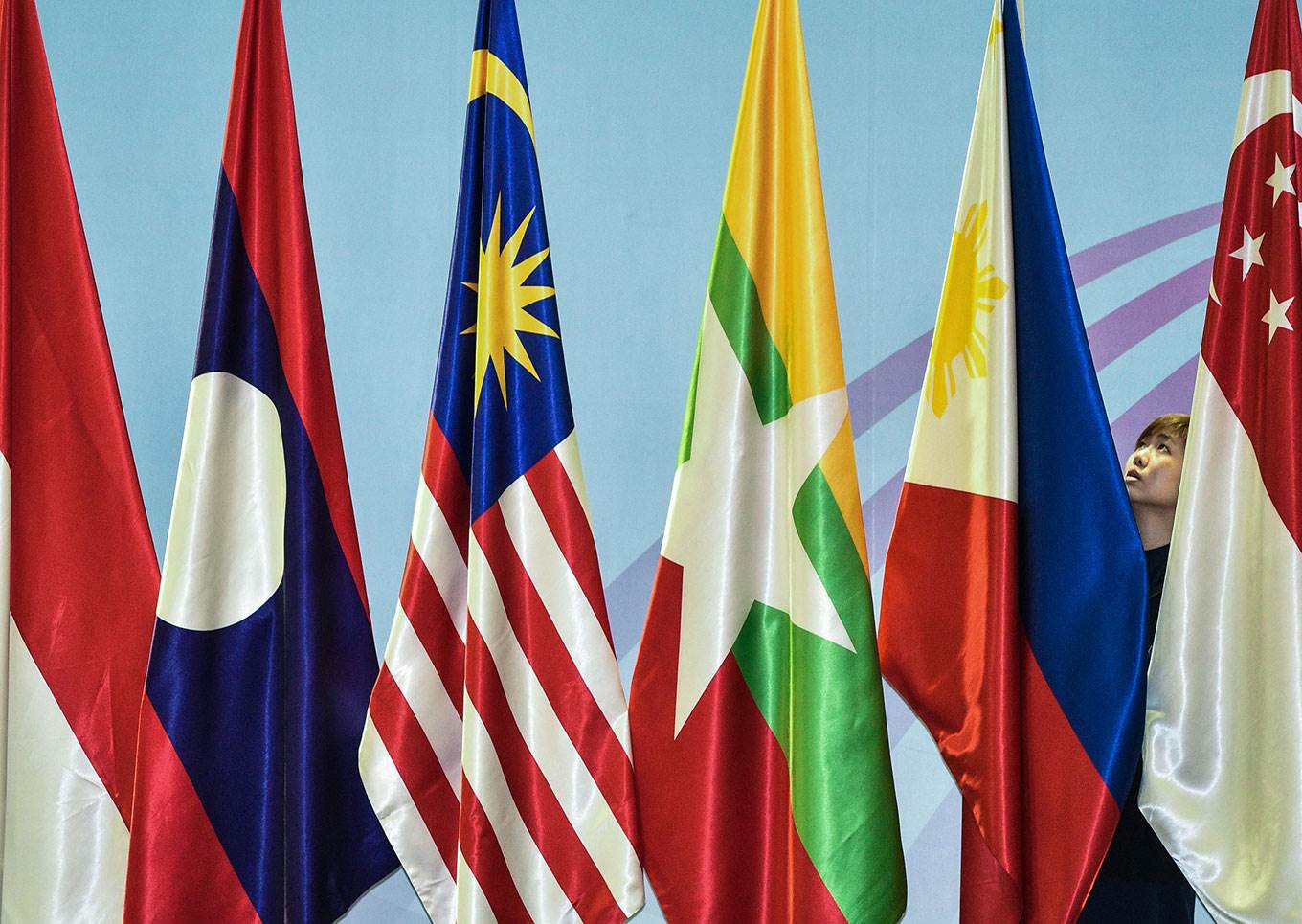 asean countries flags