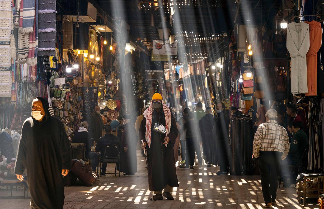 fofack4_ FADEL SENNAAFP via Getty Images_covid morocco
