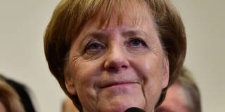 Angela Merkel after exploratory talks on forming a new government broke down