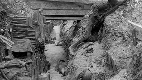 World War I trenches