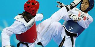Asian games tae kwon do fight