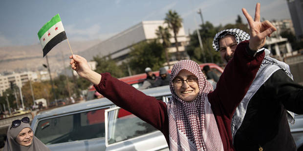 benami220_AnadoluGettyImages_damascus_celebration