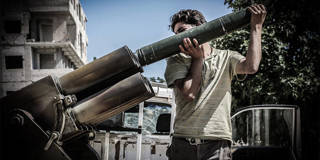 Syrian fighter in Damscus