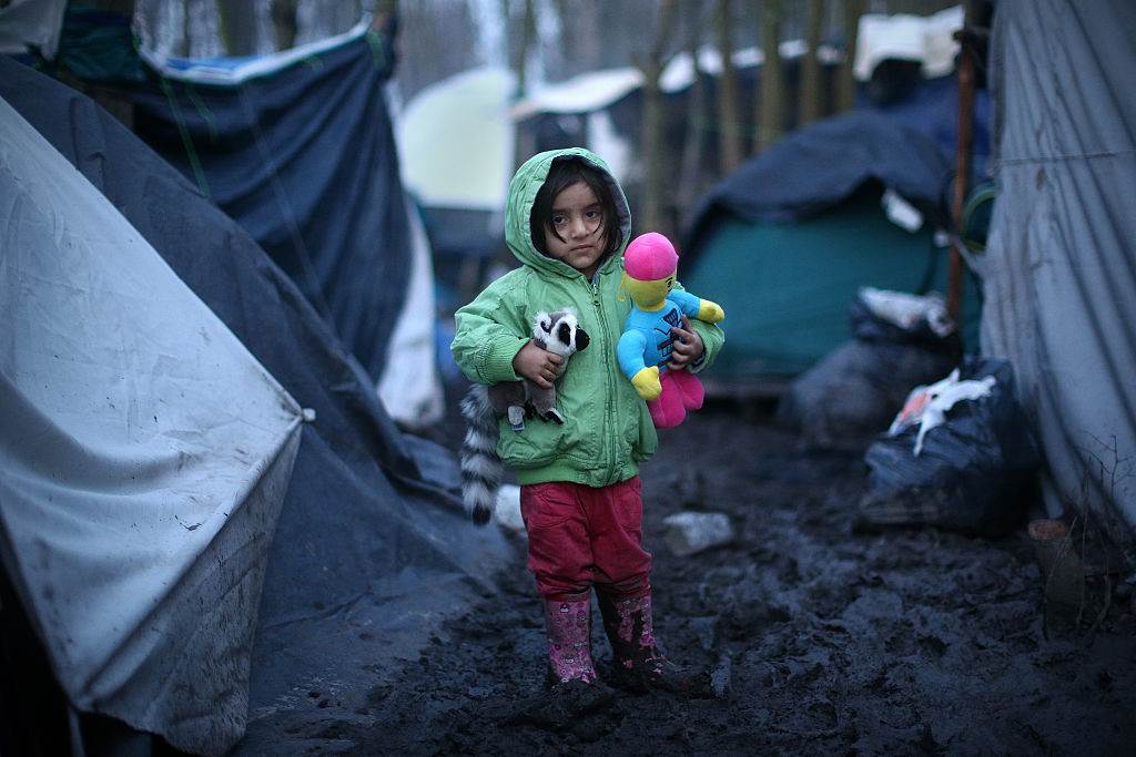 Kurdish refugee in Dunkirk
