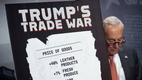 basu114_Tom WilliamsCQ-Roll CallGettyImages_schumer_cost_of_trump_trade_policy