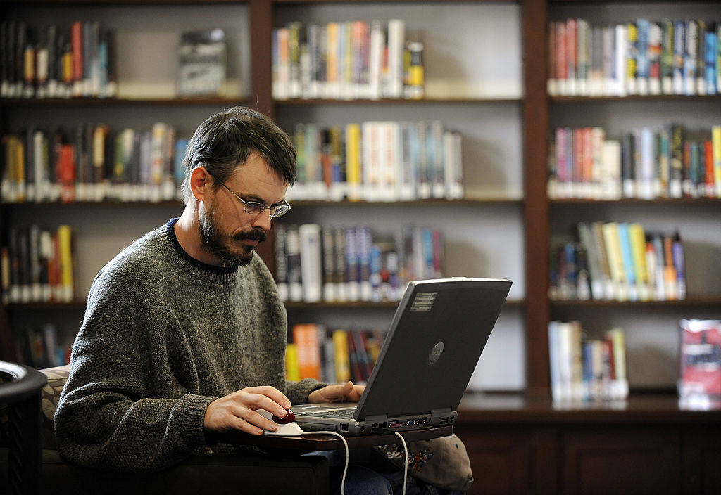 Free wifi at library search for employment