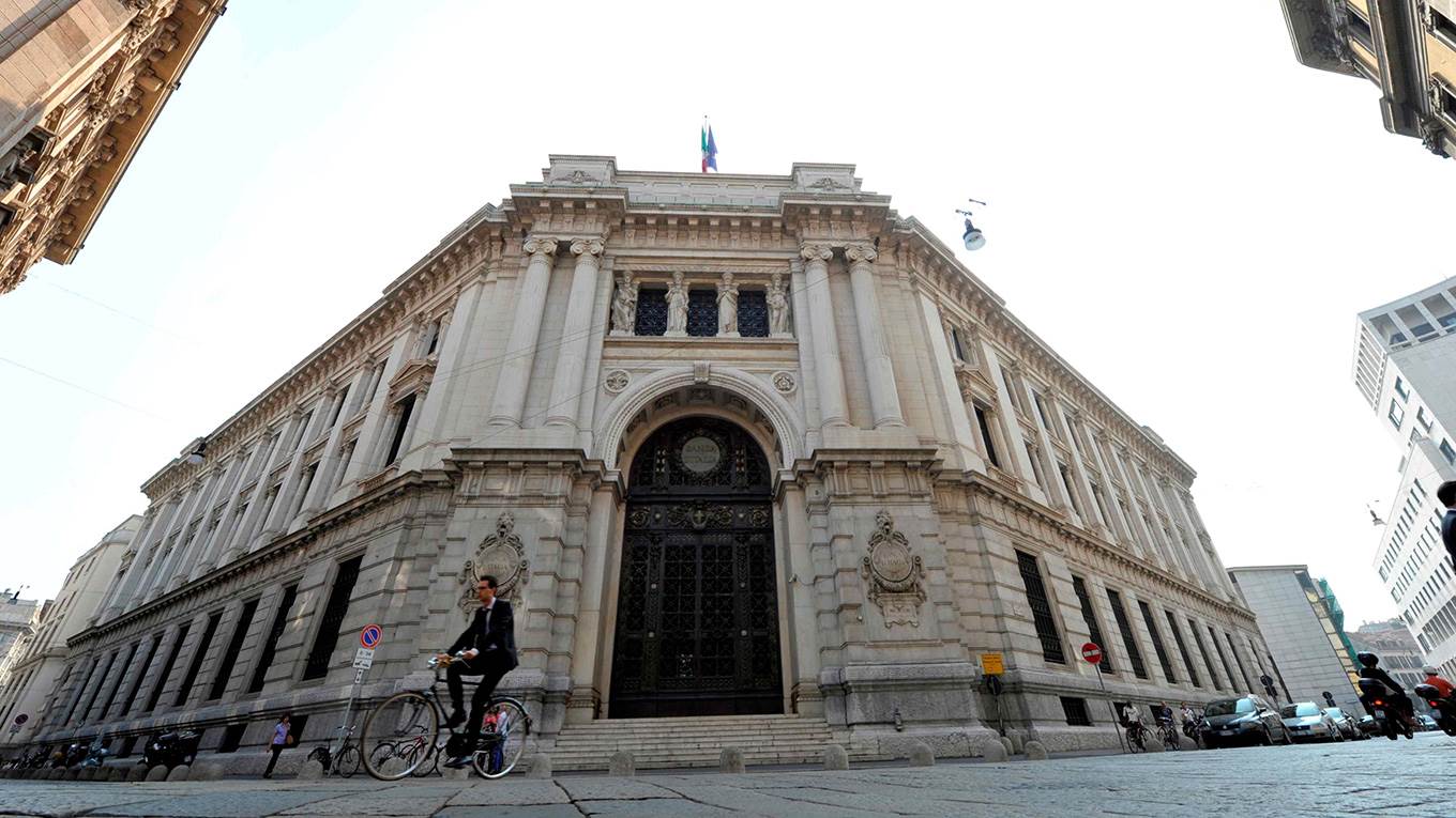 Banca D'italia in Milan