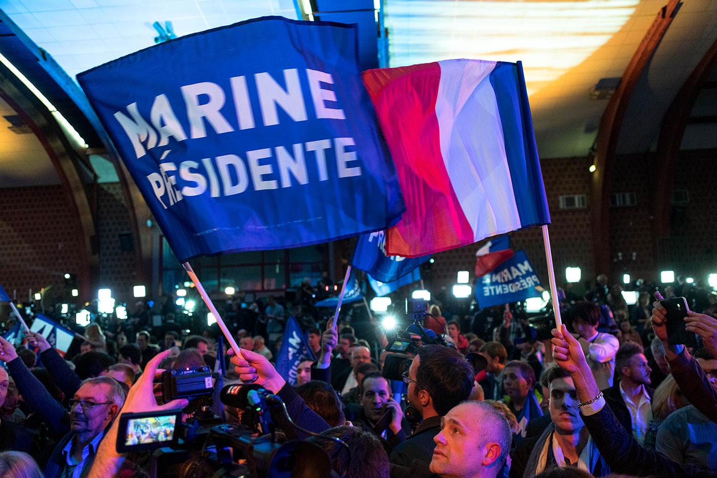 Le Pen supporters