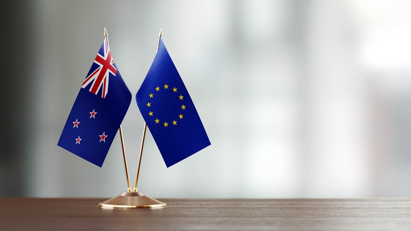 new zealand and eu flags