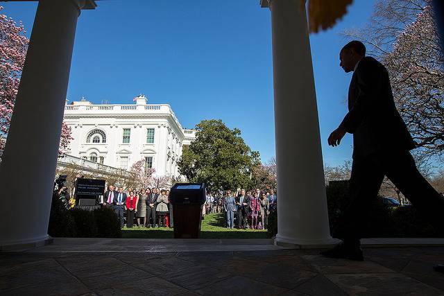 Obama before Speech_White House Photo by Chuck Kennedy