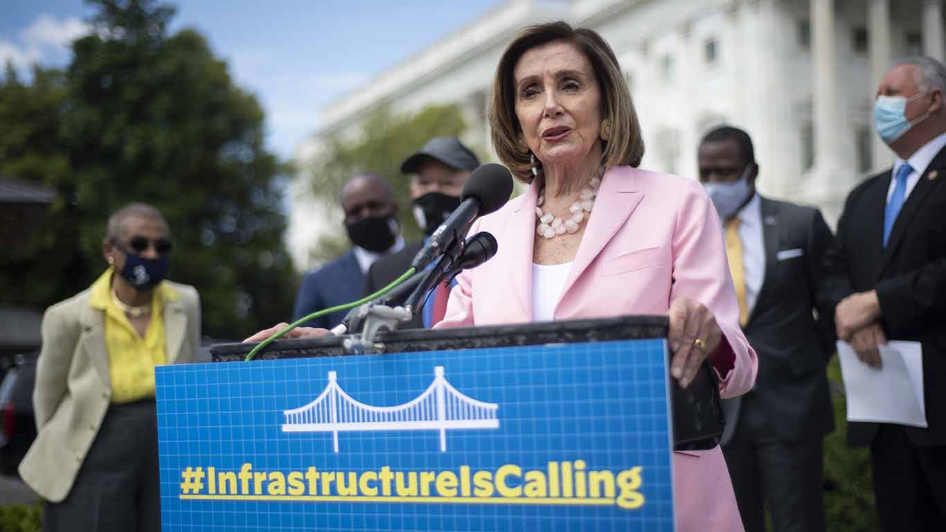 tyson101_Caroline BrehmanCQ-Roll Call, Inc via Getty Images_nancy pelosi infrastructure