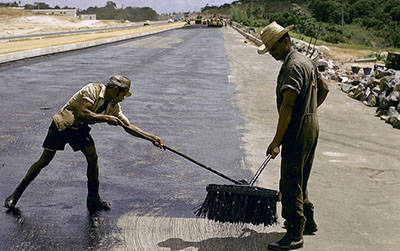 Brazil road pavers
