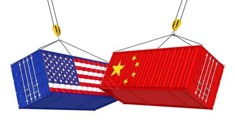 United States and China cargo containers