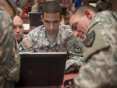US military cyber training