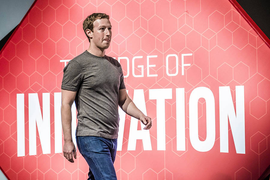 Mark Zuckerberg at conference
