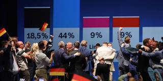 AfD celebrates after election win in Saxony-Anhalt state.