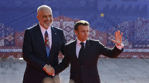 benami196_LUDOVIC MARINAFP via Getty Images_macronbalkansalbania