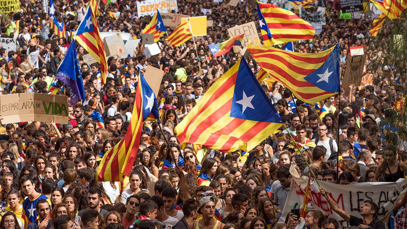 Каталонцы. Каталония как независимое государство. В испании перевели время