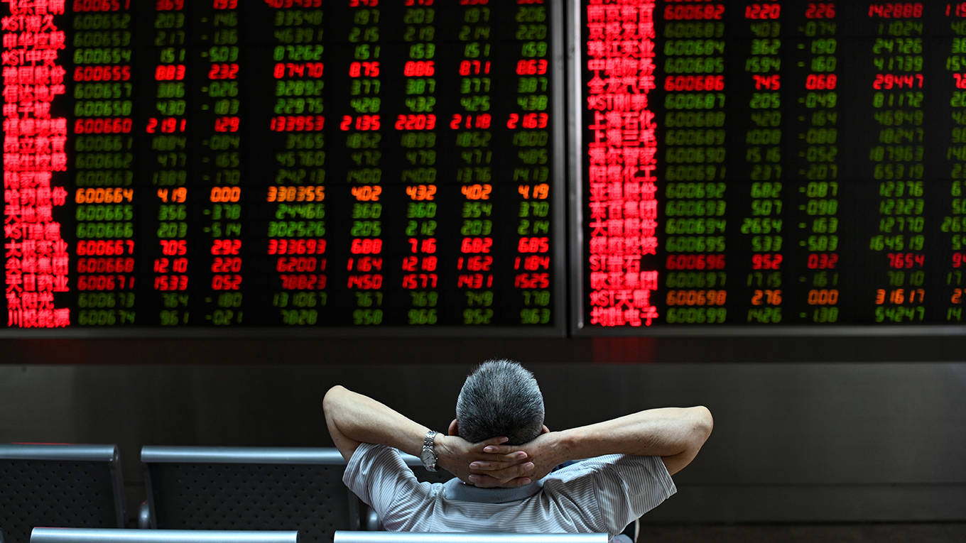 yu52_WANG ZHAOAFP via Getty Images_chinastockeconomymarket